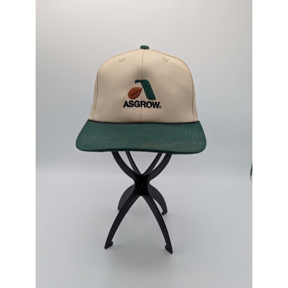 NEW 1990s Old Vintage ASGROW FARM SEED TRUCKER HAT CAP K-PRODUCTS Made in USA